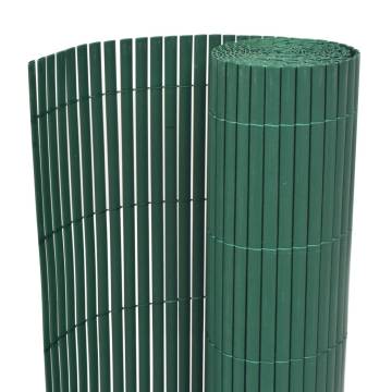 Double-Sided Garden Fence PVC 90x300 cm Green | Hipo Market