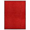 Doormat Washable Red 90x120 cm Colour red Size 90 x 120 cm Quantity in Package 1 