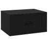 Wall-mounted Bedside Cabinets - Elegant 2 pcs in Black