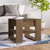 Coffee Table Brown Oak 55.5x55x45 cm Engineered Wood Colour brown oak Quantity in Package 1 