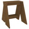 Stools 2 pcs Honey Brown - Solid Pine Wood | Hipomarket