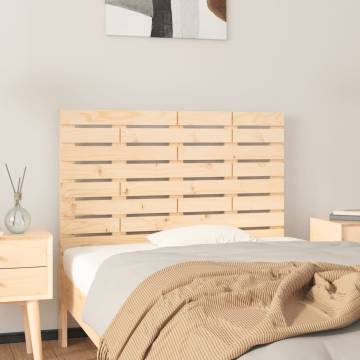 Elegant Wall Headboard in Solid Pine - 96x3x63 cm