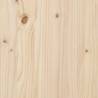 Elegant Wall Headboard in Solid Pine - 96x3x63 cm