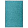 Doormat Washable Cyan 60x90 cm Colour cyan Size 60 x 90 cm Quantity in Package 1 