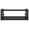 Wall-mounted Bathroom Washbasin Frame Black - HipoMarket