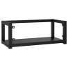 Wall-mounted Bathroom Washbasin Frame Black - HipoMarket