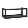 Wall-mounted Bathroom Washbasin Frame Black - HipoMarket