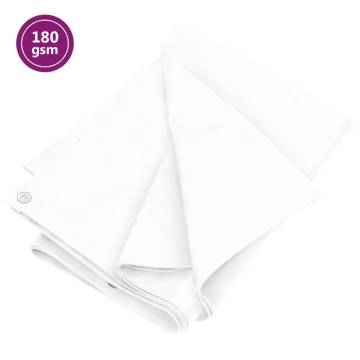 Tarpaulin 180 g/m² 2x3 m White - Versatile Protective Cover