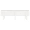 Garden Raised Bed White - 121x30x38 cm Solid Pine | Hipo Market