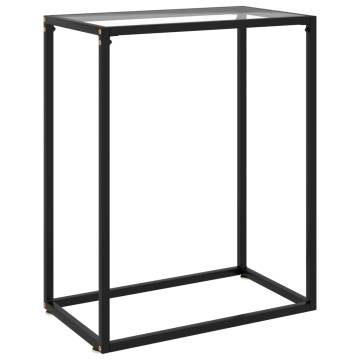 Stylish Transparent Console Table | 60x35x75 cm - Hipomarket UK