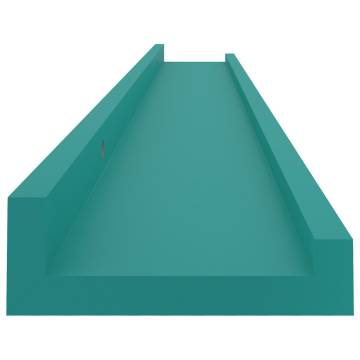 Blue Wall Shelves - 4 pcs, 80x9x3 cm | HipoMarket