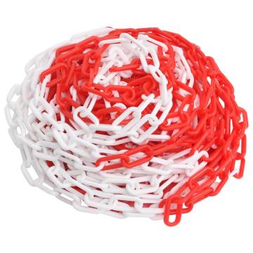 Warning Chain Red and White 30m | Durable Safety Barrier