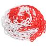 Warning Chain Red and White 30 m Ø8 mm Plastic Colour red and white Size 30 m Ø 8 mm 