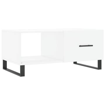 Elegant White Coffee Table 90x50x40 cm | HipoMarket