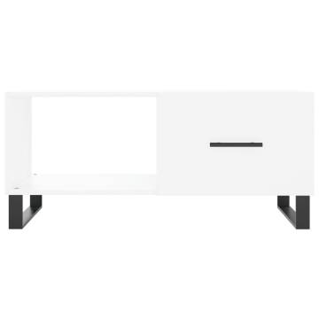 Elegant White Coffee Table 90x50x40 cm | HipoMarket