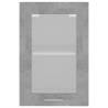 Hanging Glass Cabinet - Concrete Grey 40x31x60 cm | Hipo Market