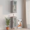 Hanging Wall Cabinet Grey Sonoma 34.5x34x90 cm Colour grey sonoma Quantity in Package 1 