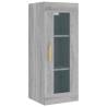 Hanging Wall Cabinet Grey Sonoma - 34.5x34x90 cm | HipoMarket