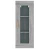 Hanging Wall Cabinet Grey Sonoma - 34.5x34x90 cm | HipoMarket