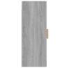 Hanging Wall Cabinet Grey Sonoma - 34.5x34x90 cm | HipoMarket