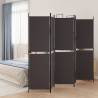 5-Panel Room Divider Brown 250x180 cm Fabric Colour brown Size 250 x 180 cm Number of 1 Number_of_Panels 5 