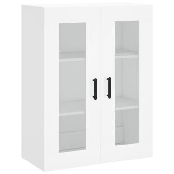 Wall Mounted Cabinet White 69.5x34x90 cm | Stylish Storage