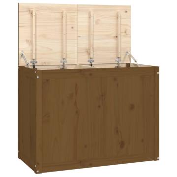 Honey Brown Laundry Box - Solid Wood Pine | HipoMarket