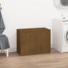 Honey Brown Laundry Box - Solid Wood Pine | HipoMarket