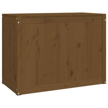 Honey Brown Laundry Box - Solid Wood Pine | HipoMarket