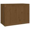 Honey Brown Laundry Box - Solid Wood Pine | HipoMarket