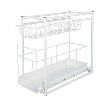 HI 2-Tier Storage Drawer White - Organize Your Space