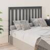 Bed Headboard Grey 146x6x101 cm Solid Wood Pine Colour grey Size 146 x 101 cm Quantity in Package 1 