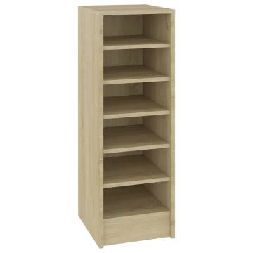 Shoe Cabinet Sonoma Oak - Stylish Storage Solution | HipoMarket