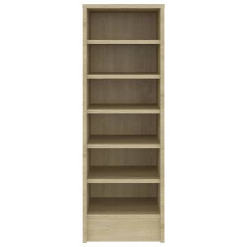 Shoe Cabinet Sonoma Oak - Stylish Storage Solution | HipoMarket