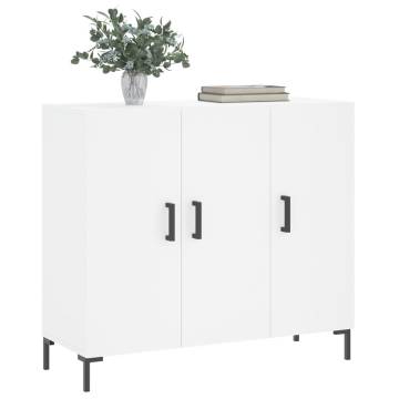 Modern White Sideboard 90x34x80 cm - Durable & Stylish