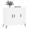 Modern White Sideboard 90x34x80 cm - Durable & Stylish