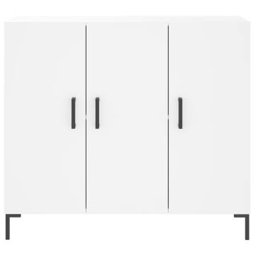 Modern White Sideboard 90x34x80 cm - Durable & Stylish