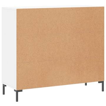 Modern White Sideboard 90x34x80 cm - Durable & Stylish