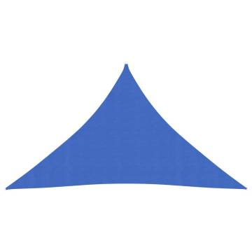 Sunshade Sail 3.5x3.5 m Blue HDPE - UV & Mould Resistant