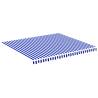 Replacement Fabric for Blue & White Awning | 4x3.5 m