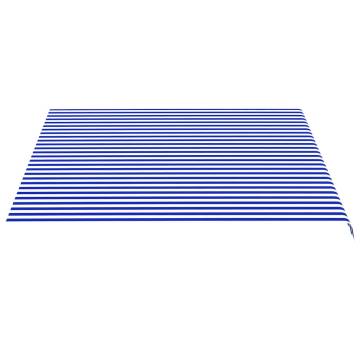 Replacement Fabric for Blue & White Awning | 4x3.5 m