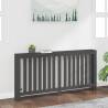 Radiator Cover Grey 169x19x84 cm Solid Wood Pine Colour grey Size 169 x 19 x 84 cm Quantity in Package 1 