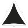 Sunshade Sail Oxford Fabric Triangular 4x5x5m - Black