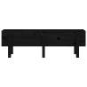 Garden Raised Bed Black - 121x30x38 cm Solid Pine Wood