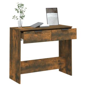 Console Table Smoked Oak 90x36x75 cm | Stylish & Functional