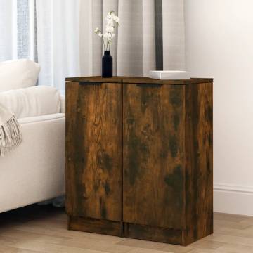 Stylish Smoked Oak Sideboards - 2 pcs | Hipomarket UK