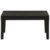 Grey Plastic Garden Lounge Table - Easy to Clean & Move