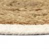 Handmade Jute & Cotton Placemats - 4 pcs Round 38 cm