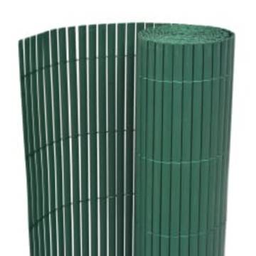 Double-Sided Garden Fence 90x400 cm Green | HipoMarket