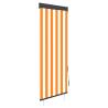 Outdoor Roller Blind 60x250 cm White and Orange Colour orange and white Size 60 x 250 cm 